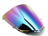 Kawasaki Ninja Zx-10R Iridium Rainbow Double Bubble Windscreen Shield 2004-2005